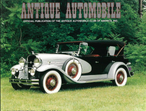 ANTIQUE AUTOMOBILE 2001 JAN - PEERLESS PT 1, '31 JORDON, '08 OLDS, '30 CHEVY